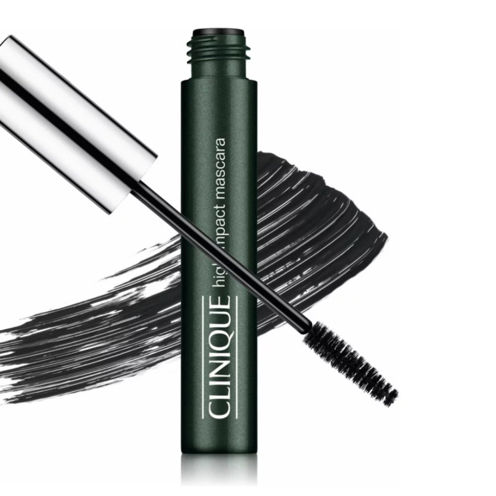CLINIQUE High Impact Mascara 01 Black 0.28oz/8g each FULL SIZE Bundle of 2 - Picture 2 of 2